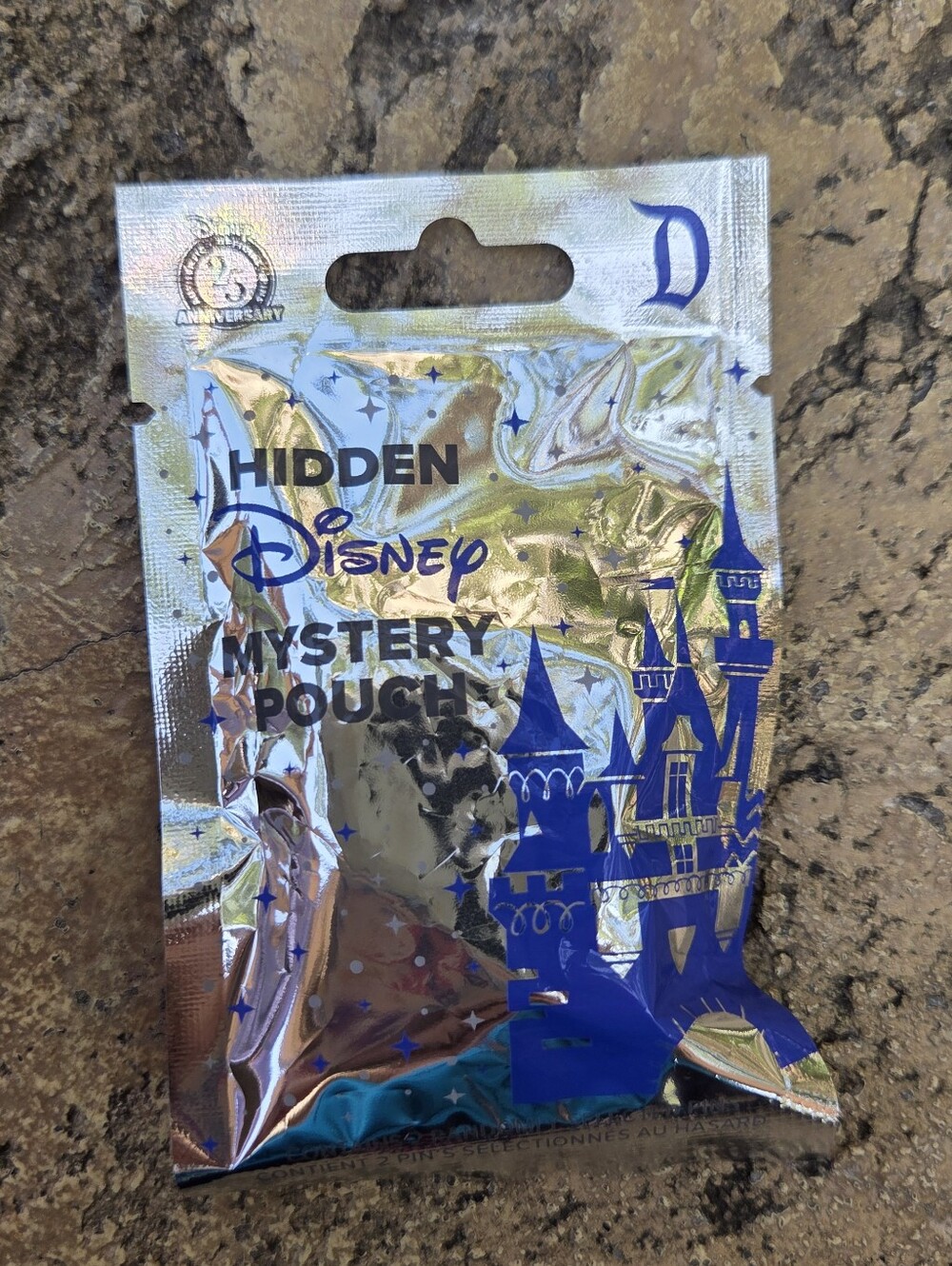 Disneyland 2025 Hidden Mickey Pouch Wave A 2 Mystery Pins Per Pack Sealed